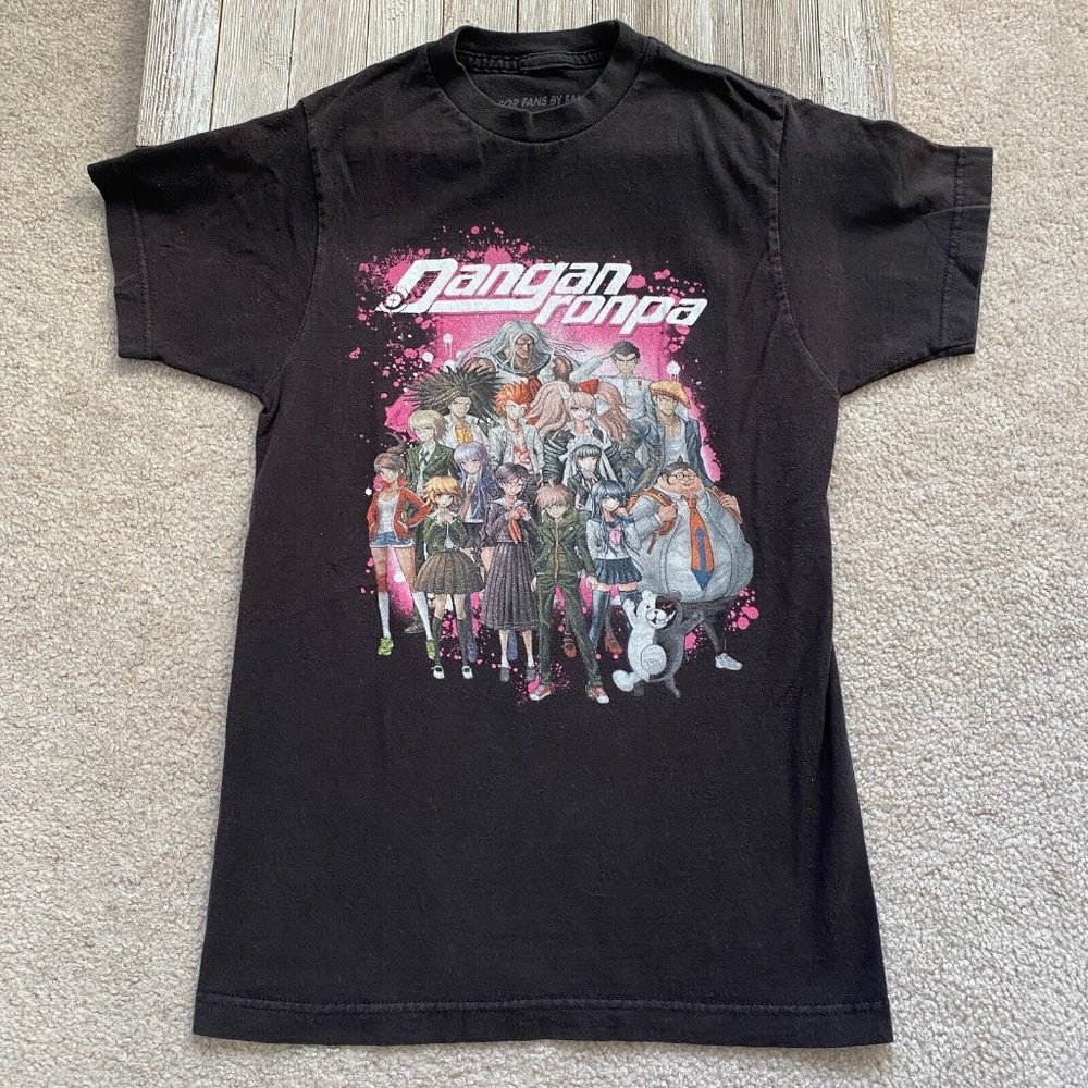 For Fans By Fans Danganronpa T-Shirt Juniors Size XS Video Game Anime Manga